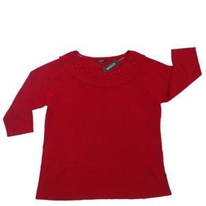 ⚡Briggs Plus Size Pearl Shimmer Sweater